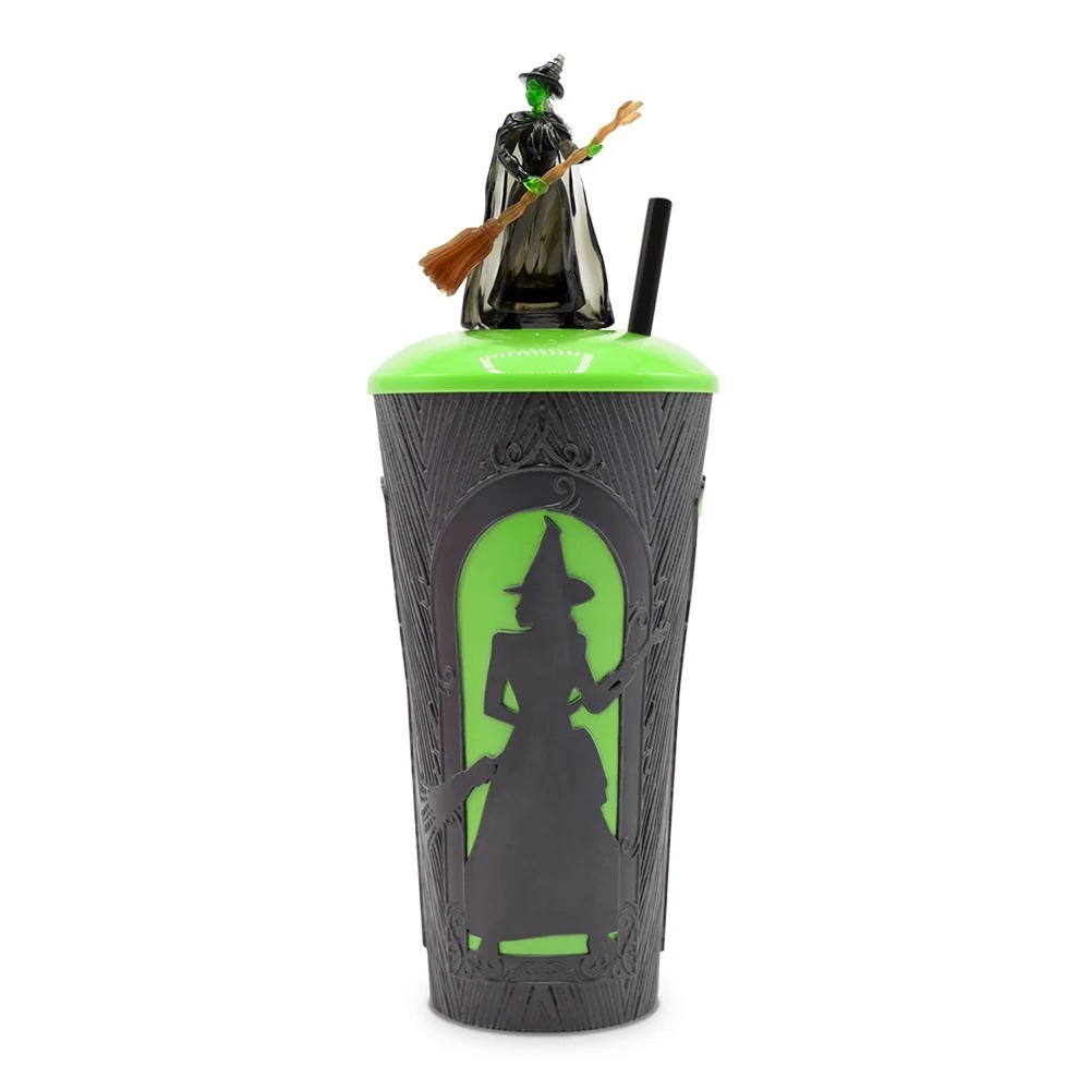 Wicked Musical Movie Ariana grande Official AMC elphaba black green cup straw